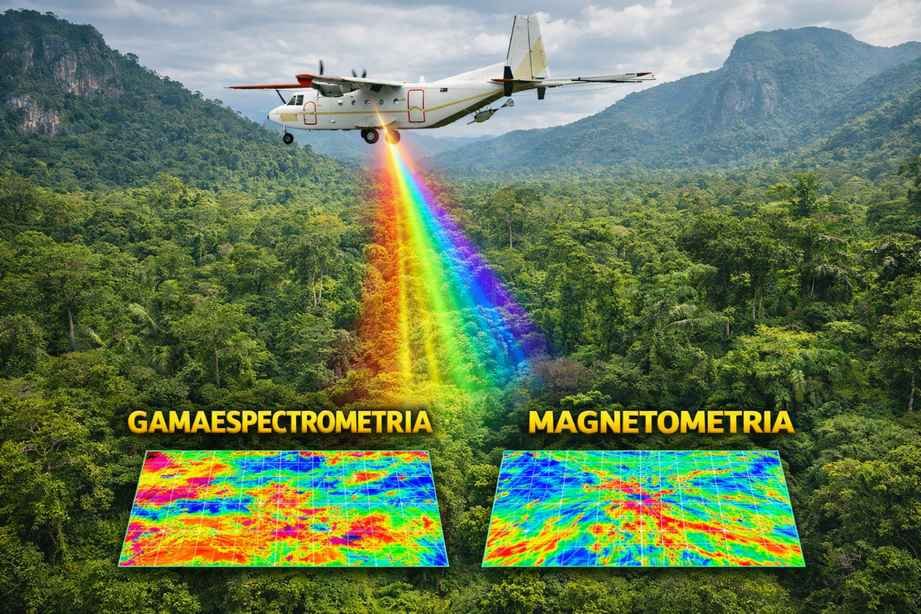 Mapa Geológico com Anomalias